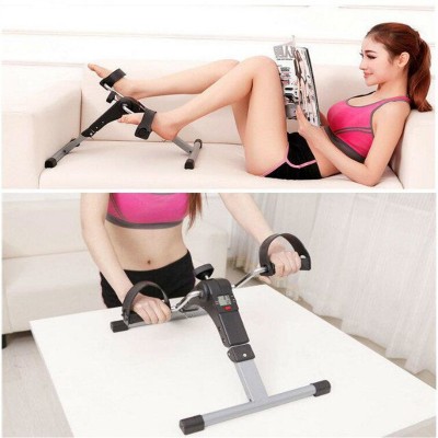 Exercise Machine Led Indoor Cycling Bike Stepper Multi-function Stepper Pedal Exercise Bike with LCD Display