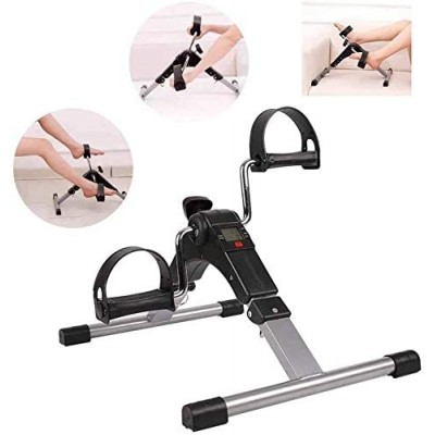 Pedal Exerciser, Multifunctional Exercise Bike Portable Mini Exercise Bicycle Hand Foot Pedal Trainer