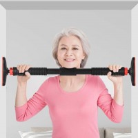 Pull up Horizontal bar Home Fitness Workout Bar No Screw Installation Upper Body Exercise Bar Adjustable Length